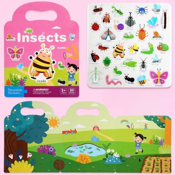 reusable sticker book