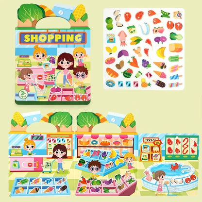 reusable sticker book