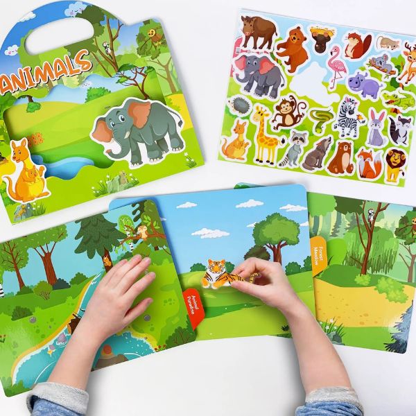 reusable sticker book