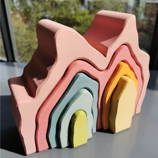 stacking toys wooden