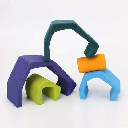 stacking toys wooden