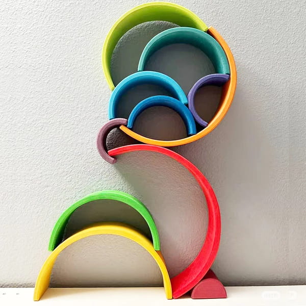 stacking toys wooden