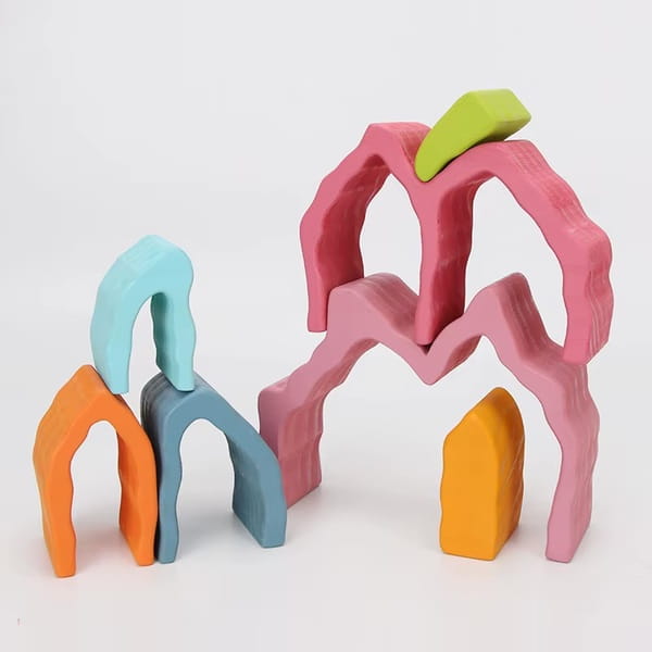 stacking toy wooden