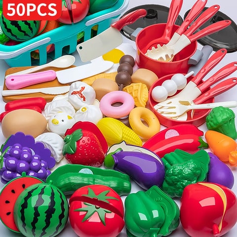 Food Cutting Fruits & Veggies Play Set | JrChopper™️