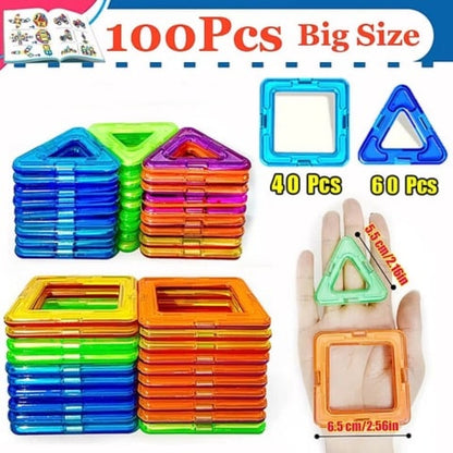 Engaging Magnetic Building Tiles | MagnaTower™️