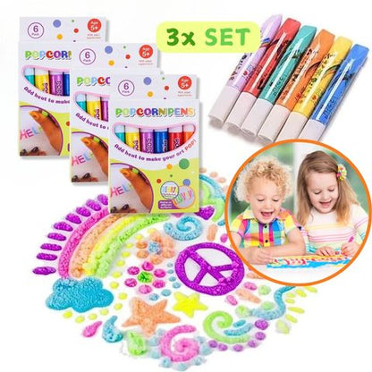 Fluffy 3D Magic Drawing Popcorn Pens | FluffyDraw™️