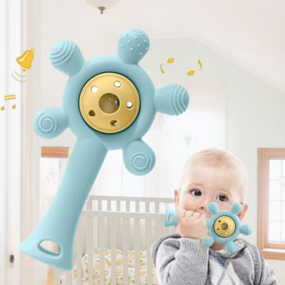 Rattling Silicone Teether Wheel | RattleWheel™️