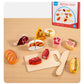 Wooden Toddler Kitchen Cutting Playset | Slice'n'Smile™️