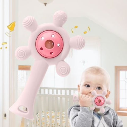 Rattling Silicone Teether Wheel | RattleWheel™️