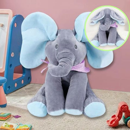 Peek-A-Boo Interactive Elephant Plush | Peek-A-Plush™️