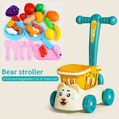 Lovable Supermarket Shopping Cart for Babies | TinyTrolly™️