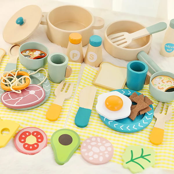 wooden kitchen toys
