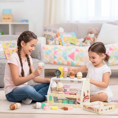wooden toy kitchen