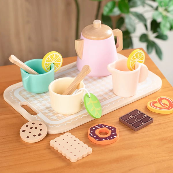 wooden food toy