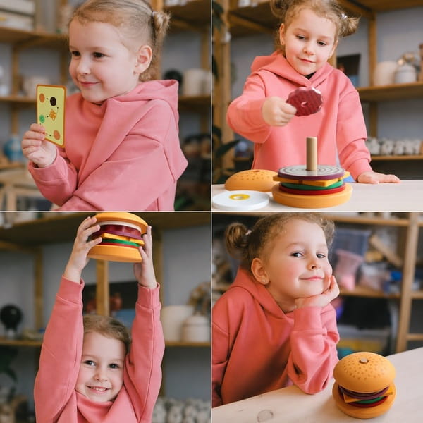 wooden food toys