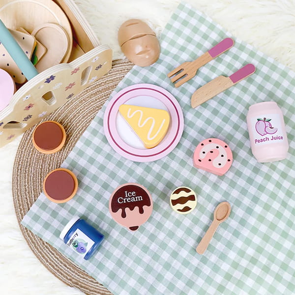 wooden food toys