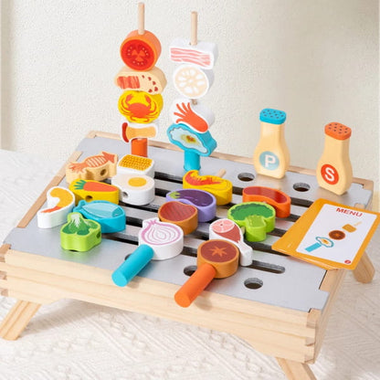 wooden food toys