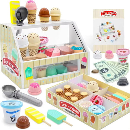 wooden ice cream