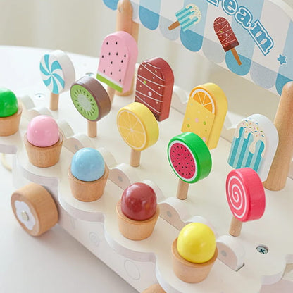 wooden ice cream toy