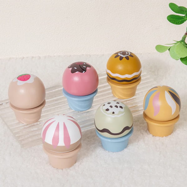 wooden ice cream toy