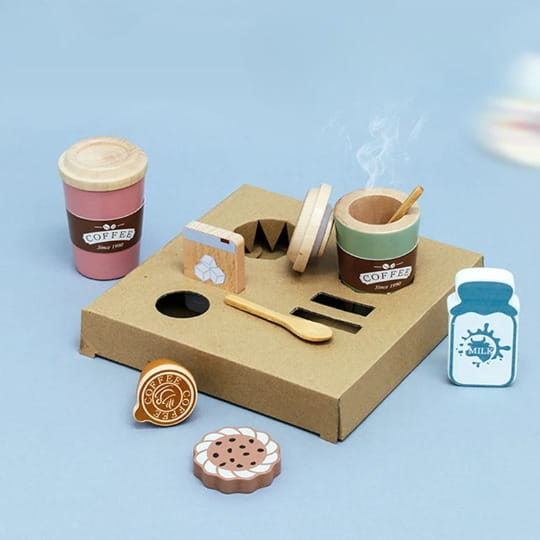wooden kitchen set toys