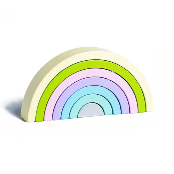 wooden rainbow
