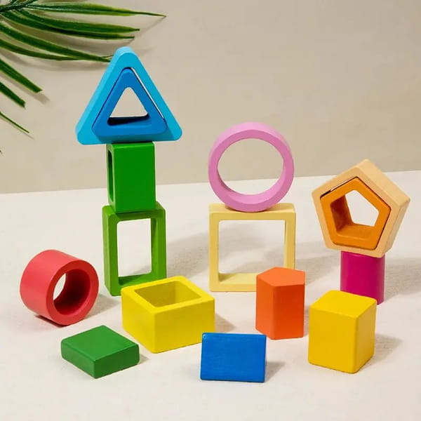 wooden shapes