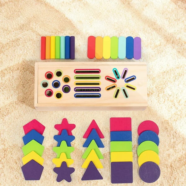 wooden shape sorter