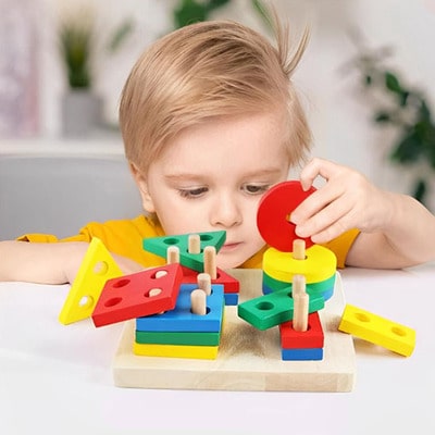 wooden shape sorter