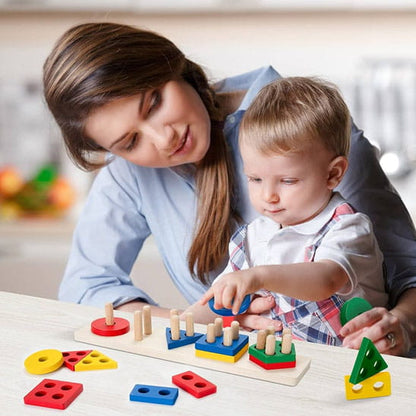 wooden shape sorter