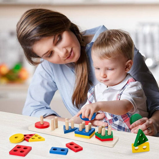 wooden shape sorter