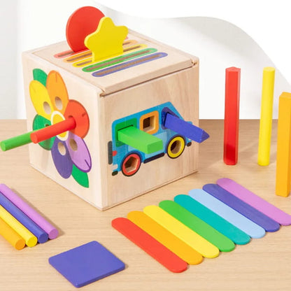 wooden shape sorter