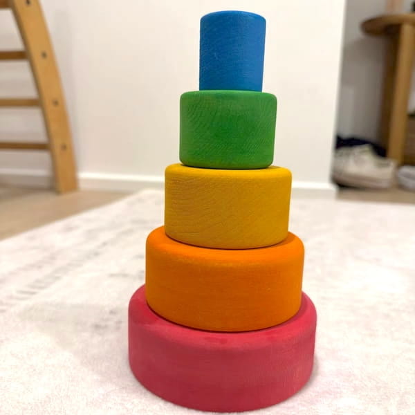 wooden stacking toy