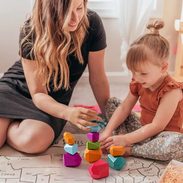 wooden stacking toy