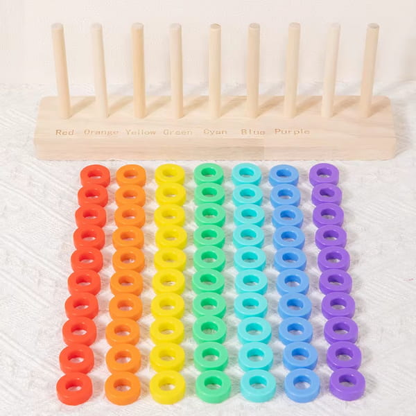 wooden stack rings