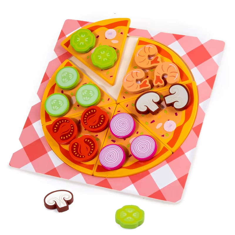 wooden toy food